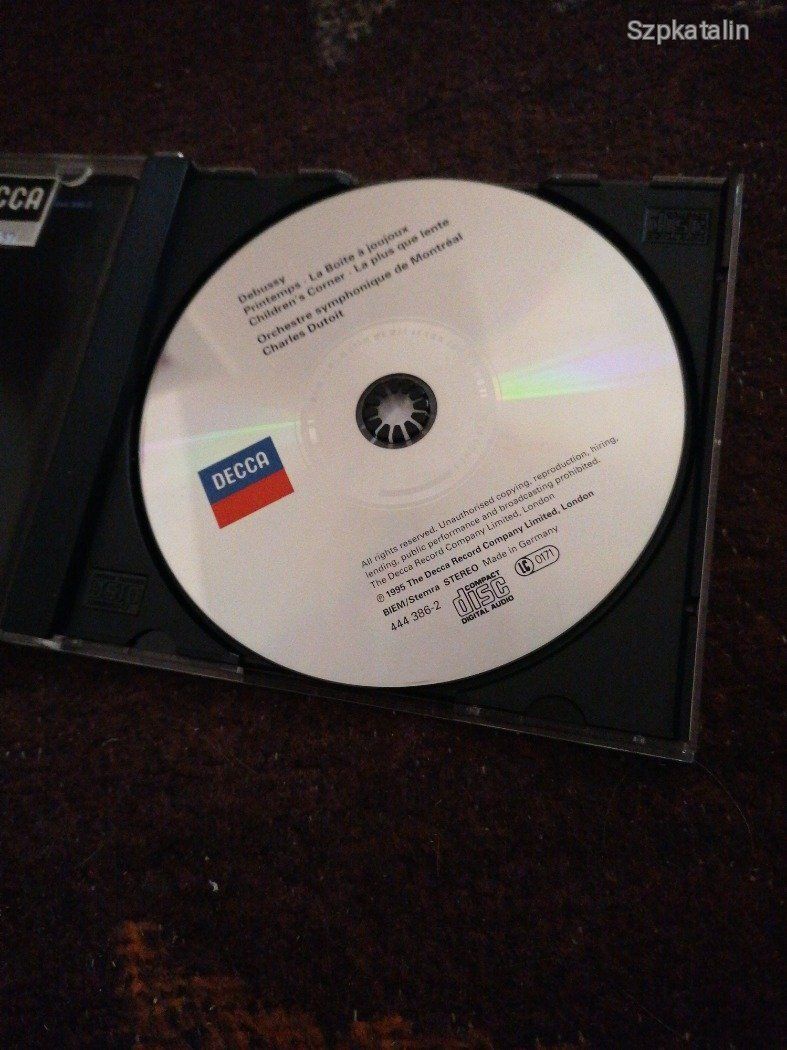 CD - Debussy - Children 's corner (Dutoit)