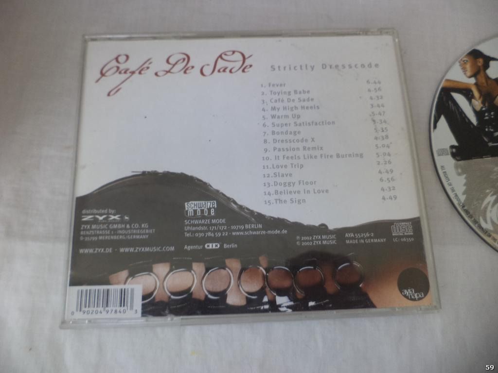 [ABC] Café De Sade - Strictly Dresscode CD (6306)