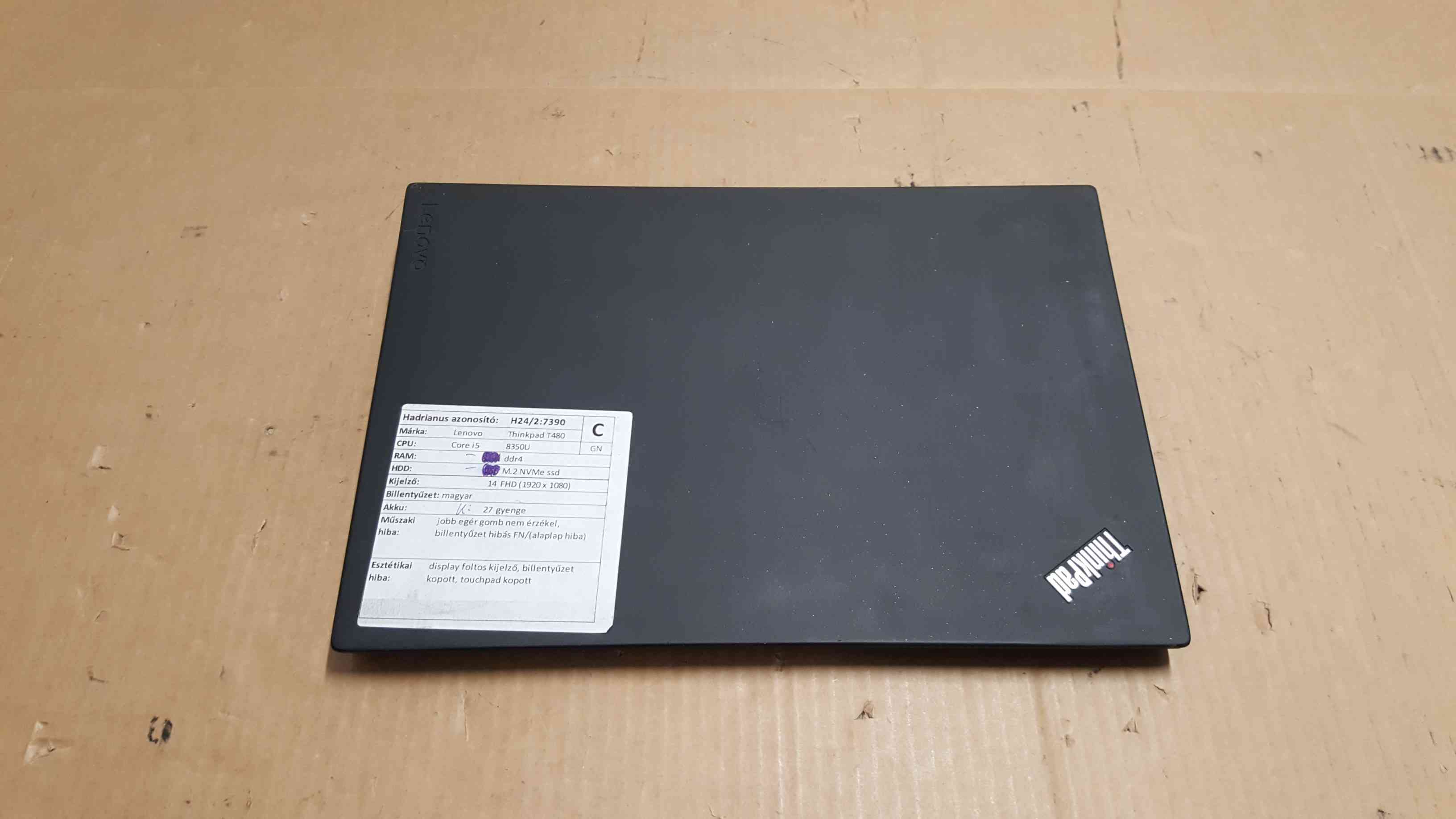 Lenovo Thinkpad T480