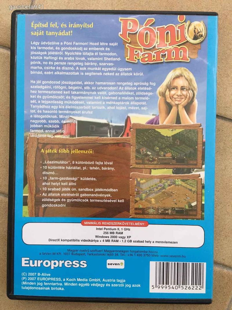 Póni farm   PC CD-ROM