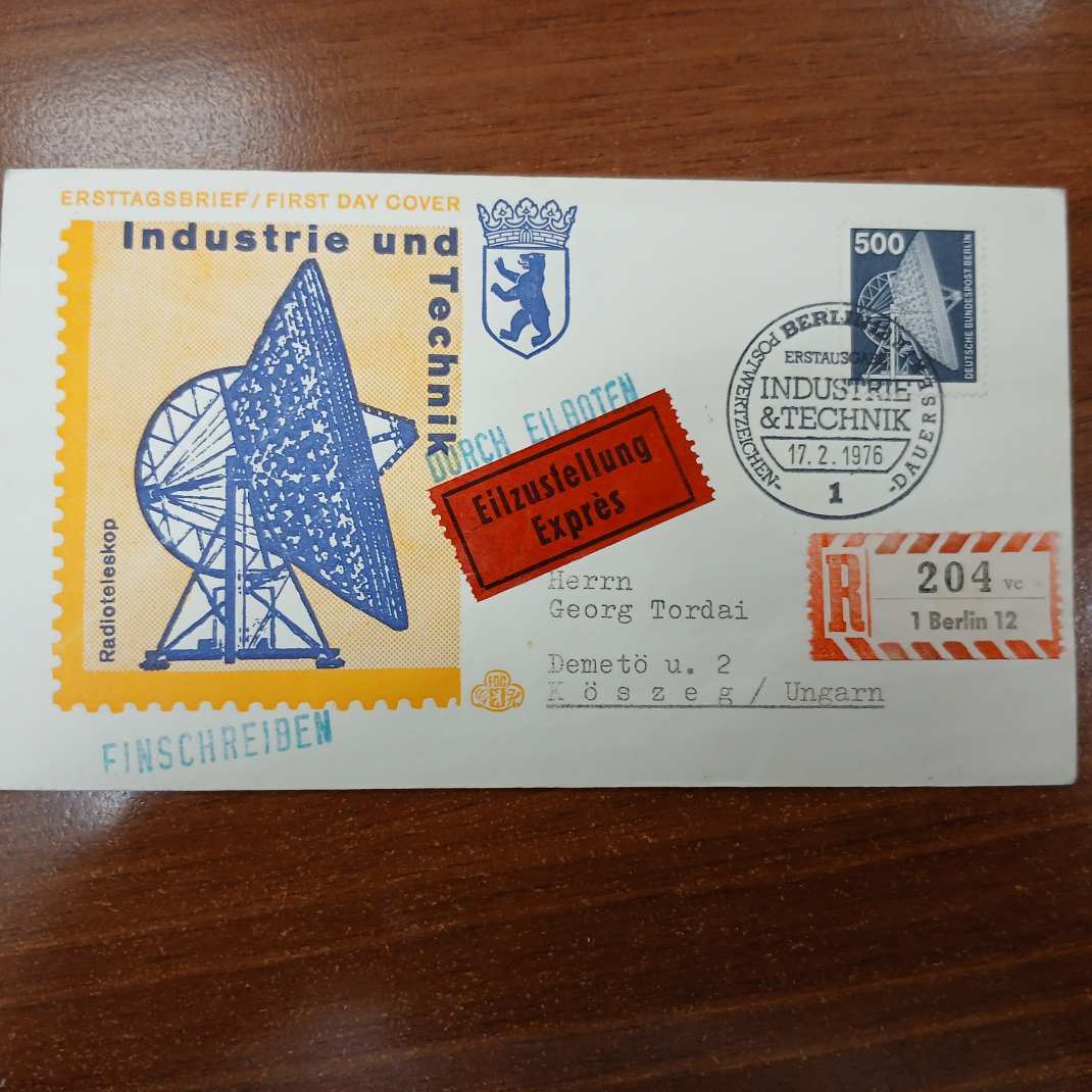 Német fdc,Berlin,1976.