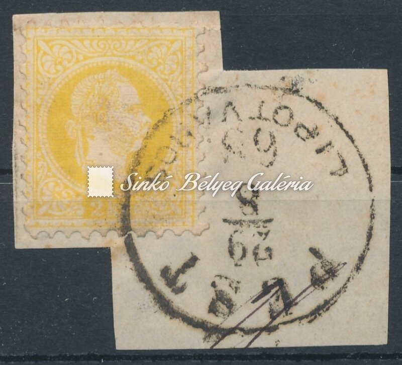 1867. Könyvnyomat 2kr, PEST/Lipótváros