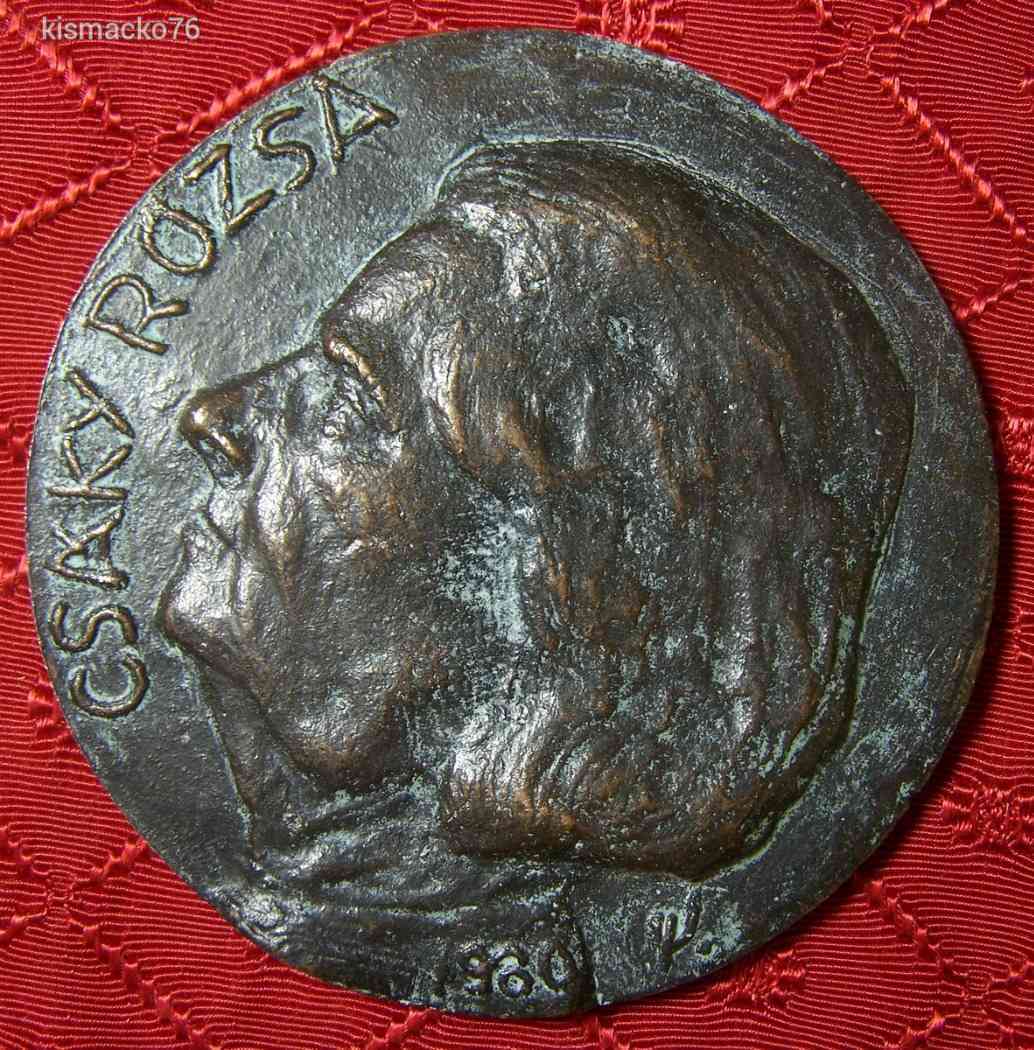 Csáky Rózsa bronz emlékplakett (1647)
