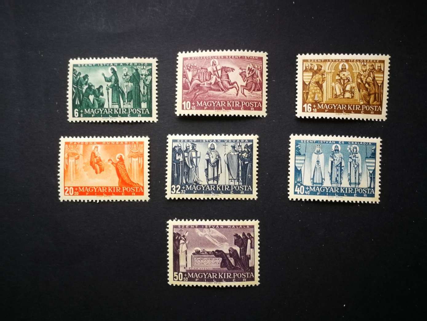 Magyarország 1938 Szent István blokk bélyegei **  E2