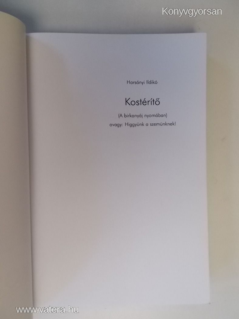 Harsányi Ildikó: Kostérítő (*69)