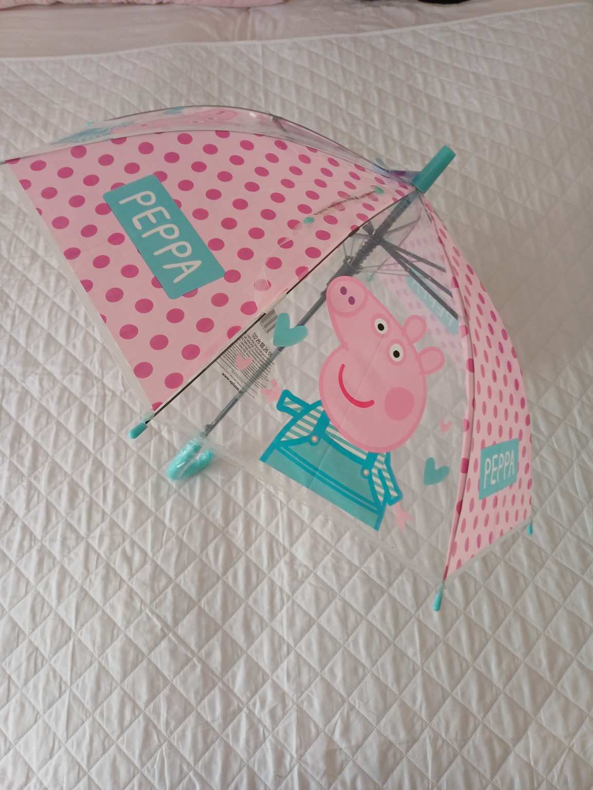 Új HASBRO PEPPA malac automata esernyő