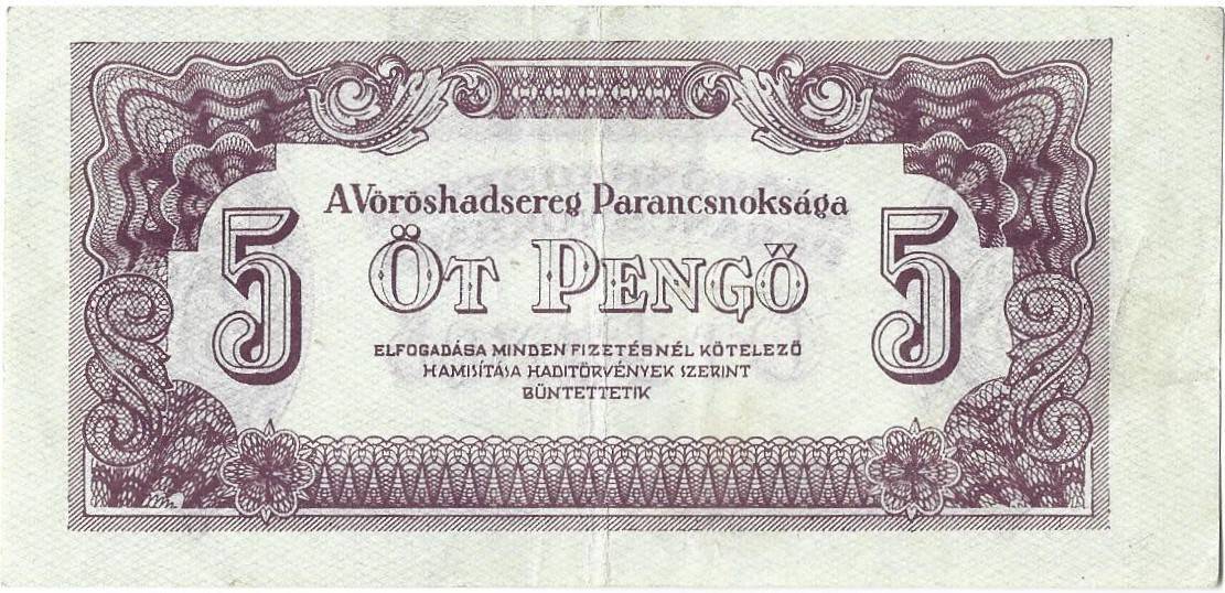 5 pengő 1944 VH. 3.