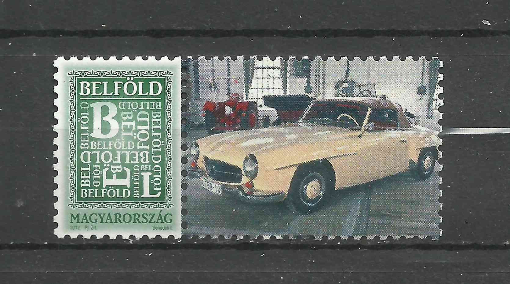 244 Személyes bélyeg Magyarország Mercedes-Benz 190 SL /1955-62/