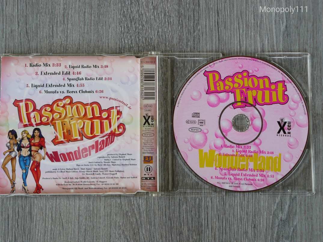 Passion Fruit - Wonderland maxi CD