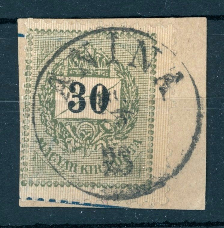 1889 krajcáros ANINA bélyegzés Krassó-Szörény Romania Gudlin ritka E3.12 típus / 100 pont  (e71)