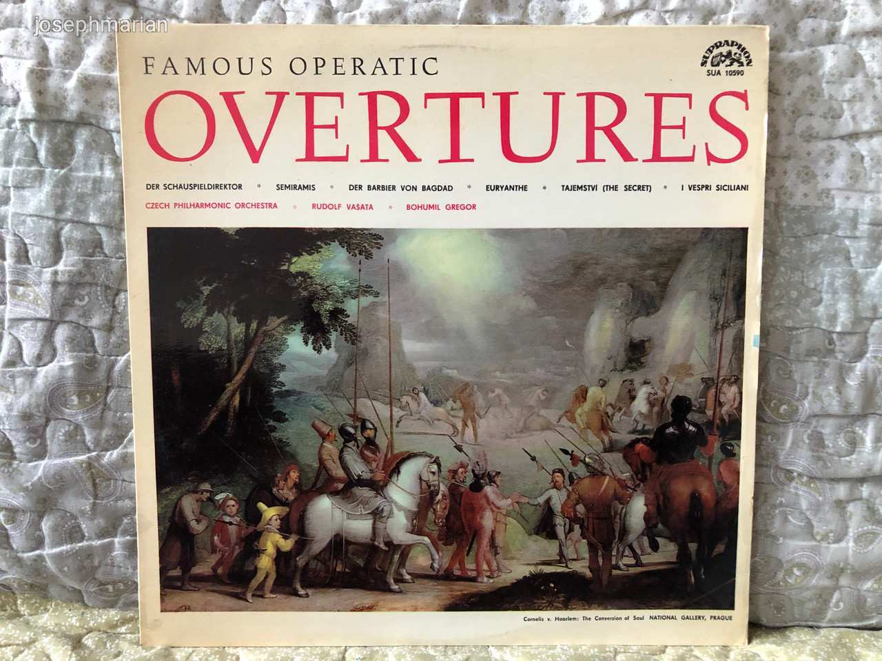 Famous Operatic Overtures - Der Schauspieldirektor / Supraphon LP