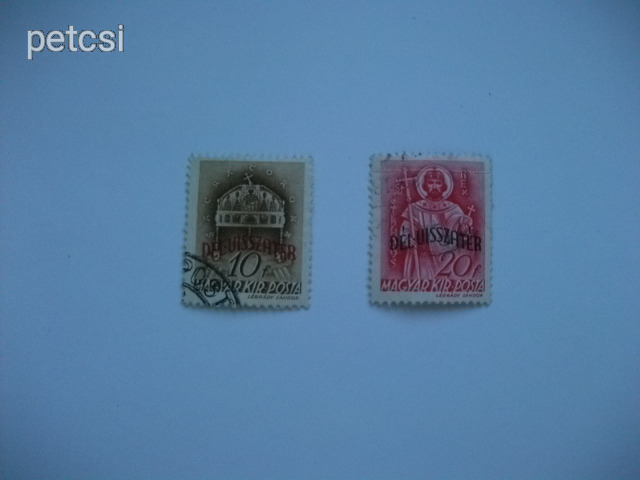 Magyar bélyeg / bélyegsor dél visszatér 1941 7.