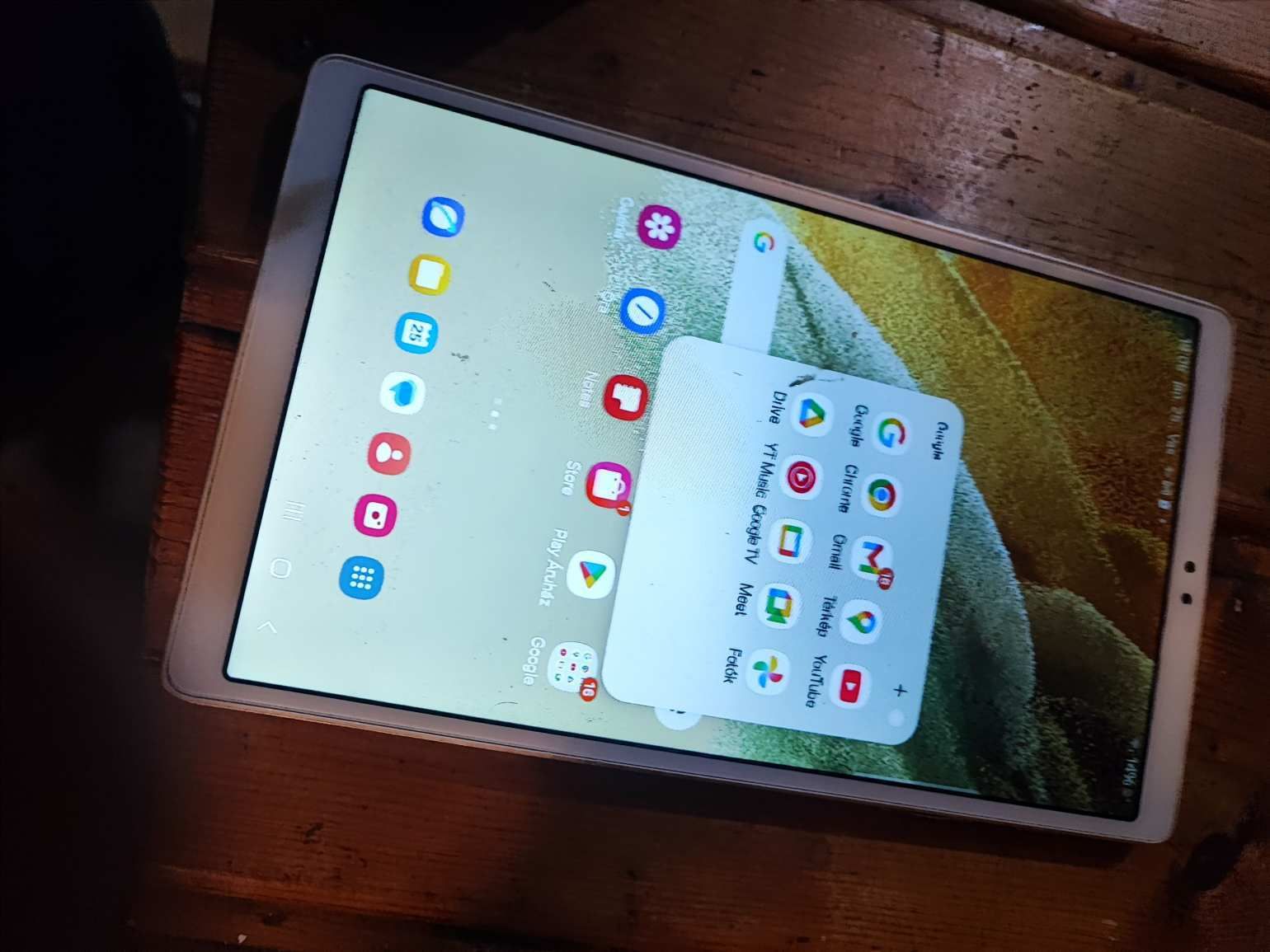 Samsung tablet működik