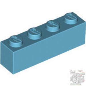 Lego Brick 1 X 4, Medium azure