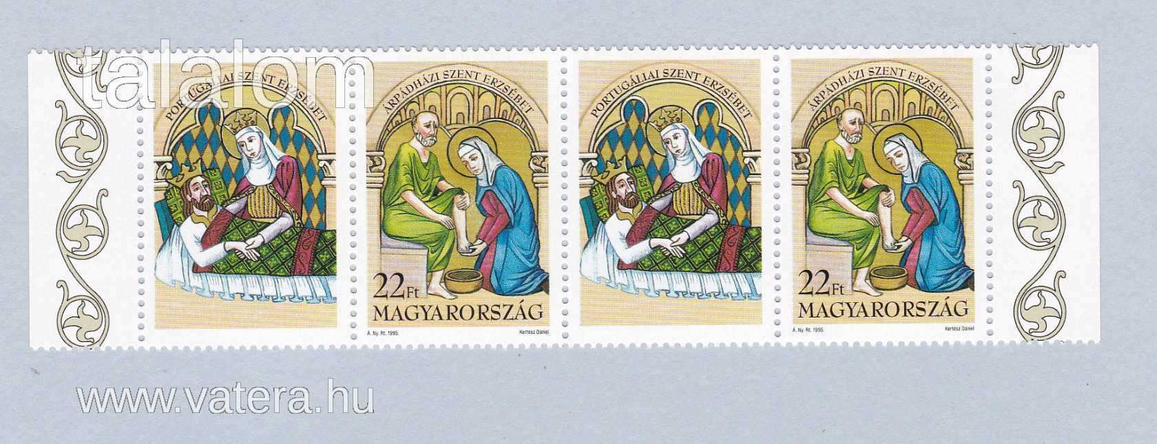 1995 Árpádházi Szent Erzsébet és Portugáliai Szent Erzsébet csík