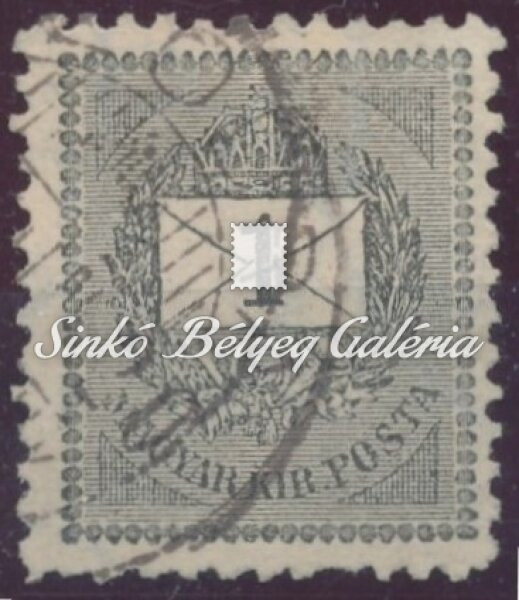 1898 feketeszamu krajcaros 1kr belyeg