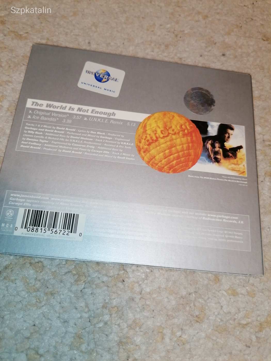 CD - Garbage - The world is not enough