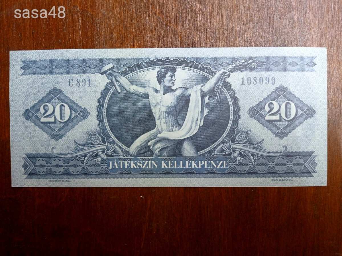 20 forint - a Jétékszín kellékpénze