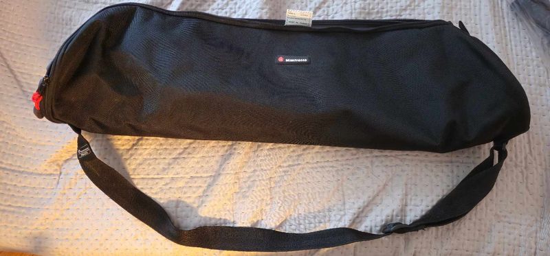 Manfrotto tripod, monopod, bag