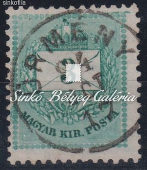 1881. Színesszámú krajcáros 3kr, ÜRMÉNY