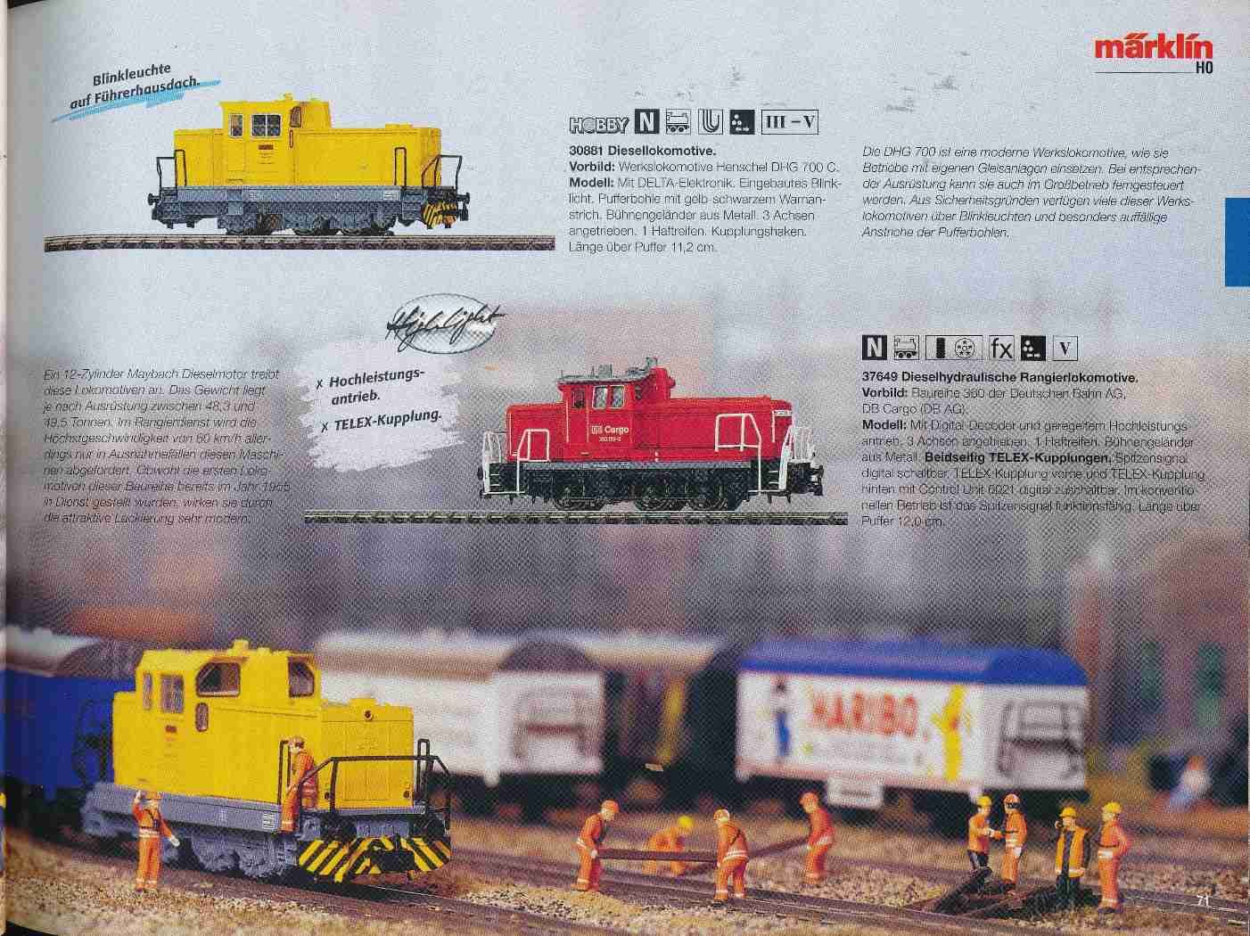 M&auml;rklin Gesamtprogramm 2000/2001 DI   Marklin