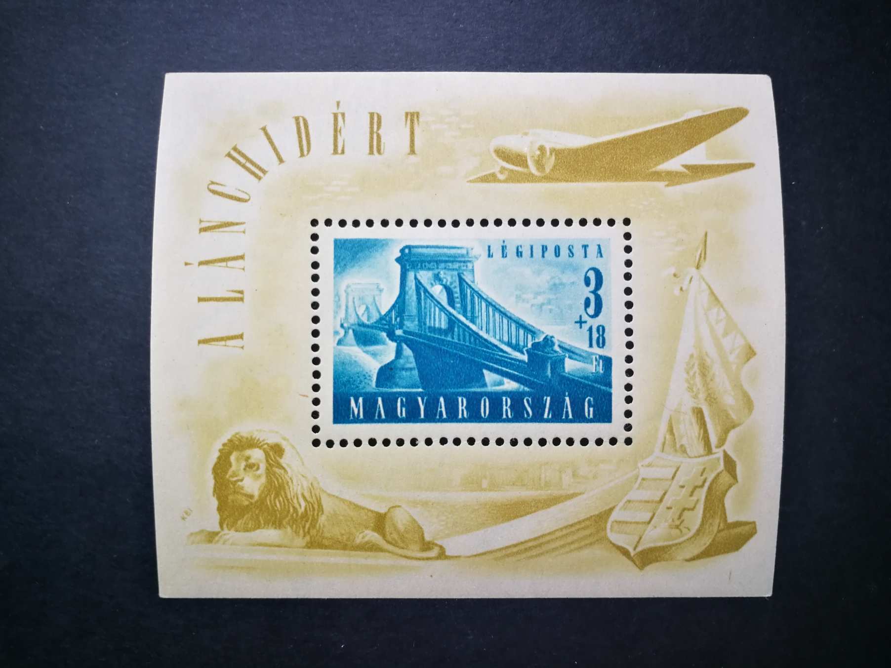 Magyarország 1948 Lánchíd II. blokk G2
