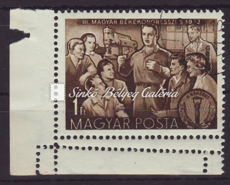 1952. Békekongresszus - tévnyomat