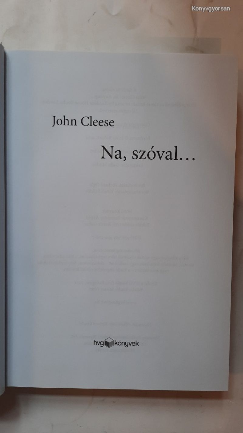 John Cleese: Na, szóval... (*19)