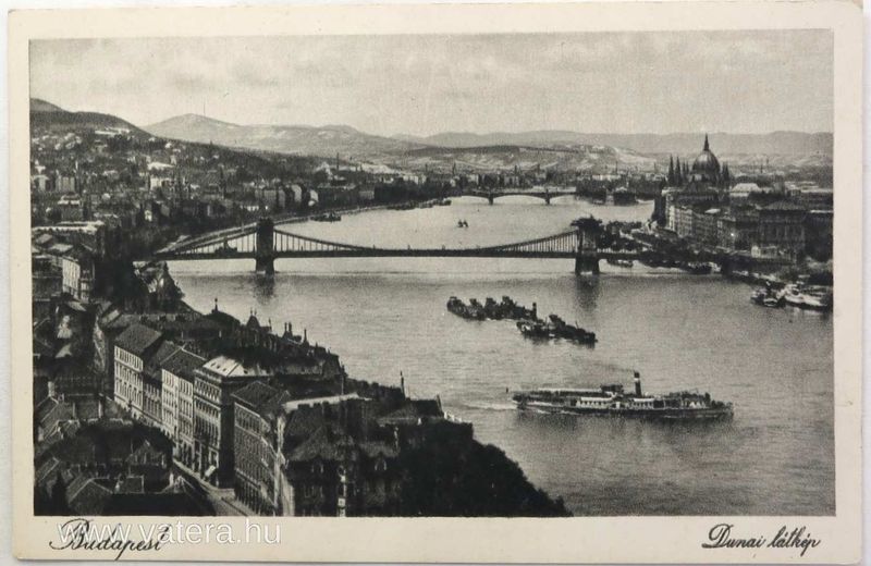Budapest, Duna látkép.