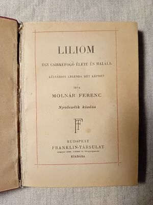 Molnár Ferenc: Liliom