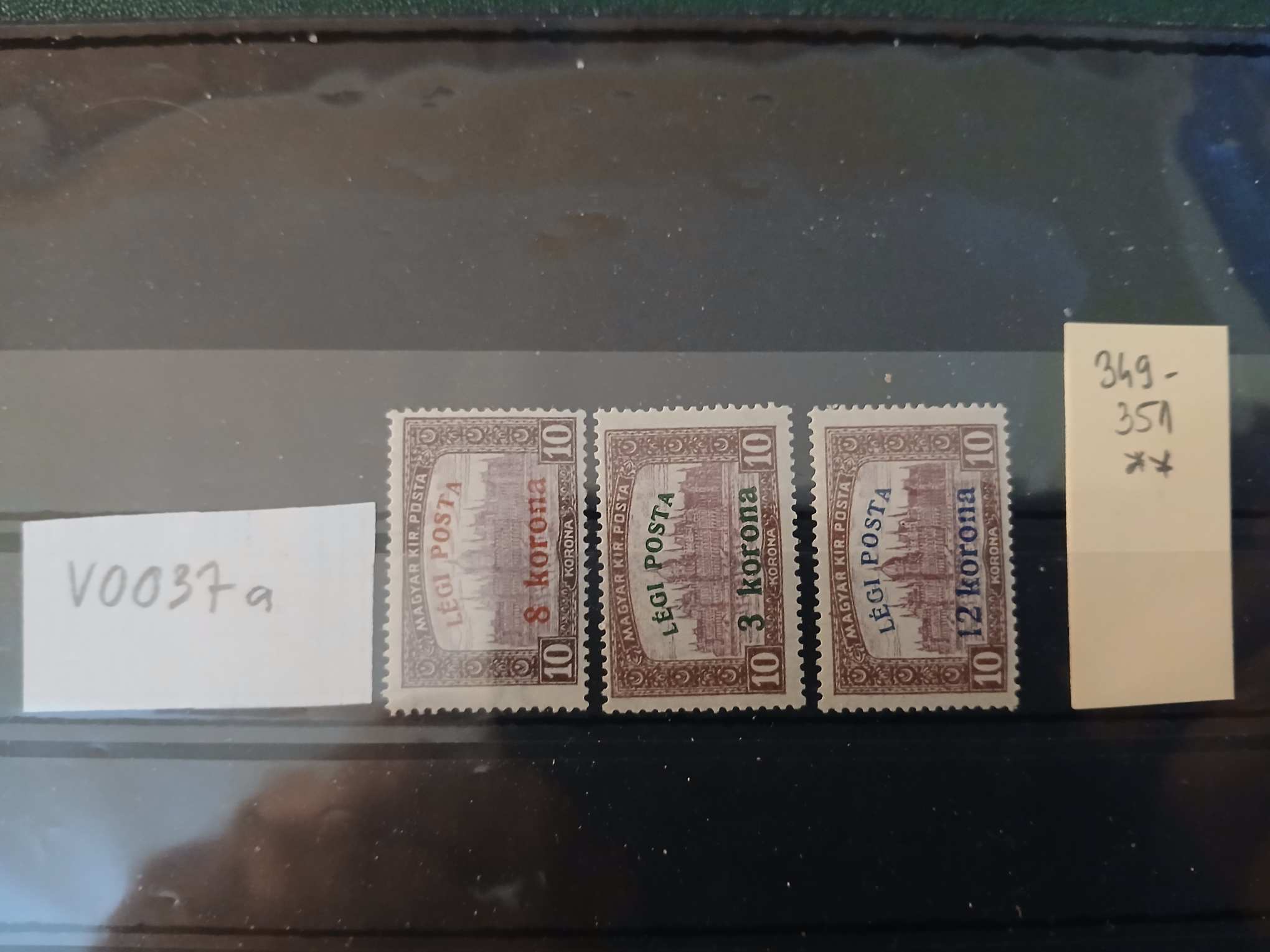 V0037a Magyar bélyeg 1920  postatiszta eredeti gumirozás