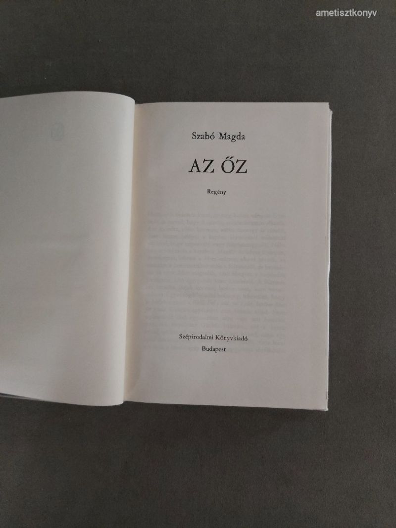 Szabó Magda - Az őz