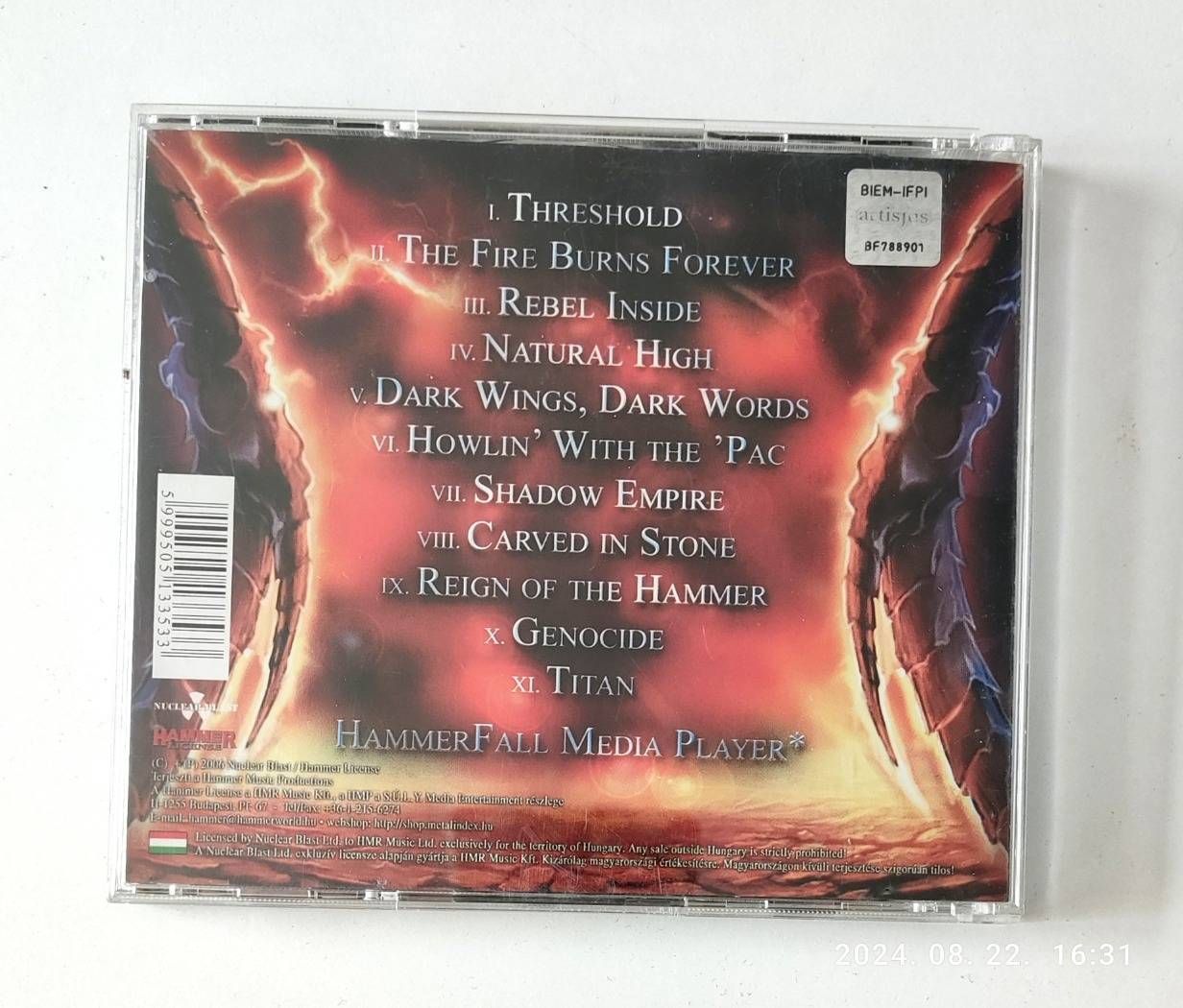 Hammer Fall Threshold CD lemez DUPLA!
