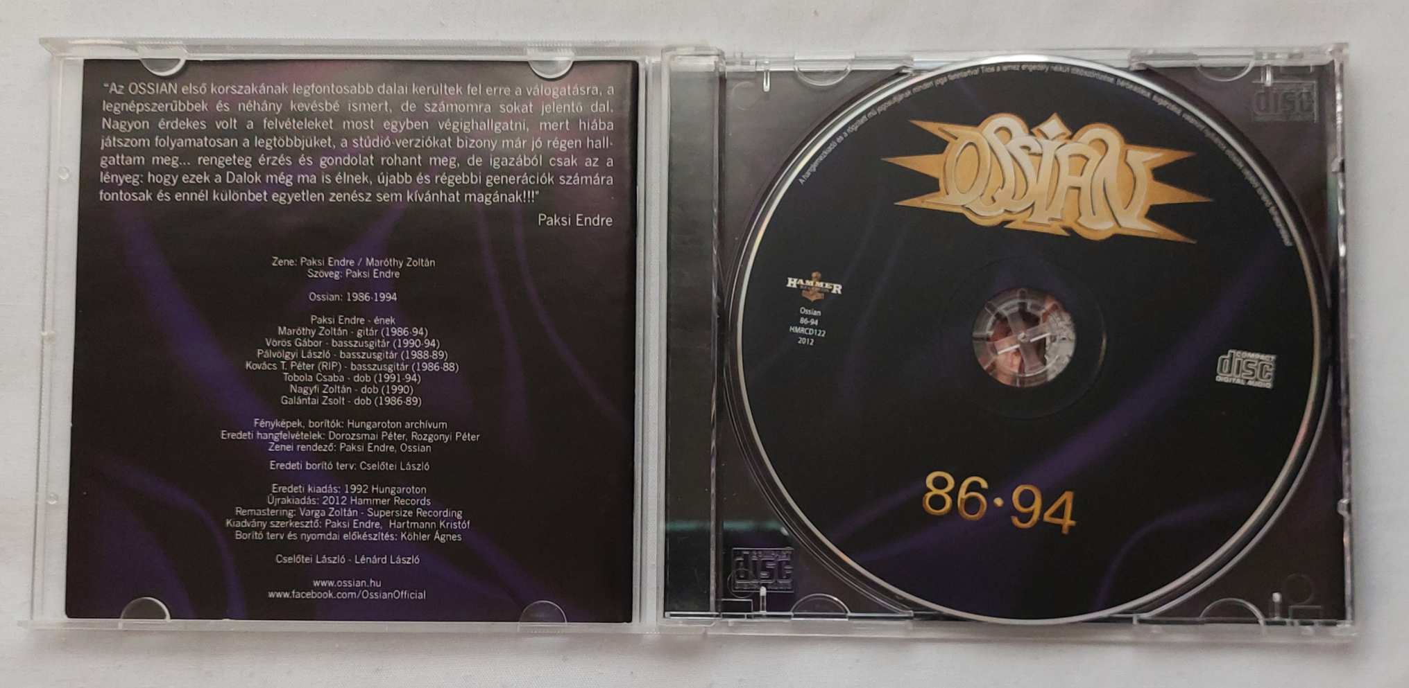 Ossian  86 - 94   CD