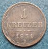 1 krajcár 1851 B