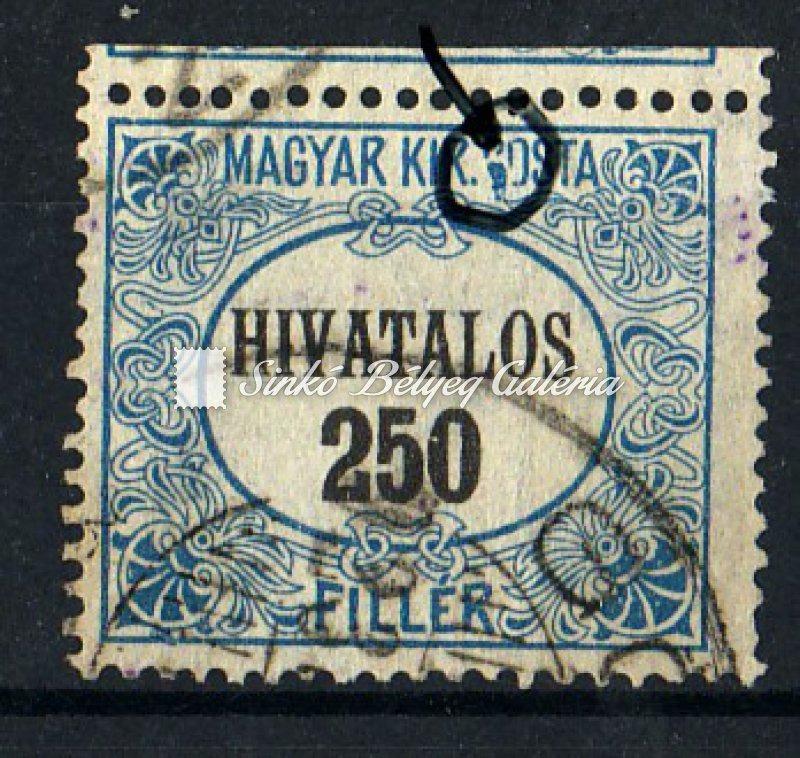 1921/24. Hivatalos