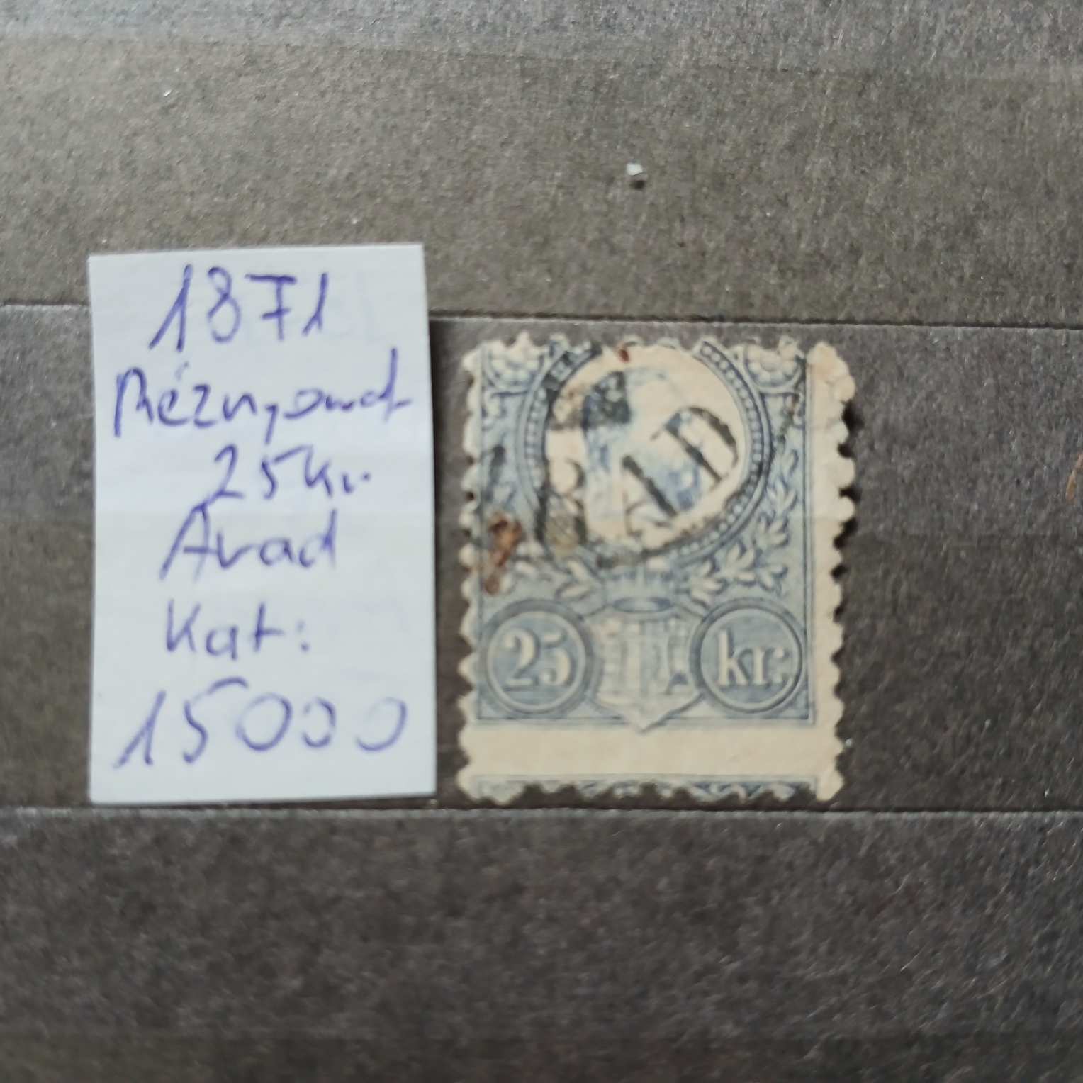 1871 Réznyomat 25 kr Arad