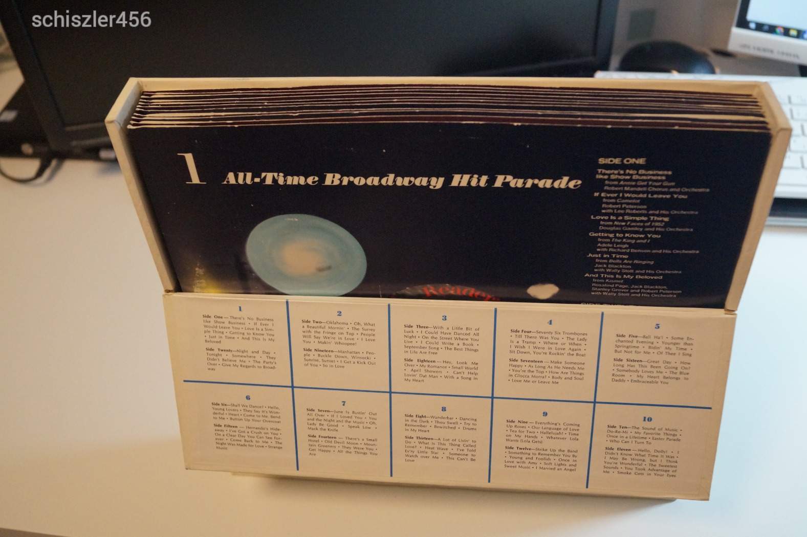 All Time Broadway Hit Parade: The 120 Greatest Songs 10 lemezes BOX