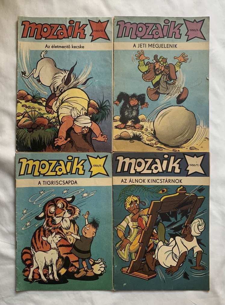 Mozaik 1985-1986 4 db!!