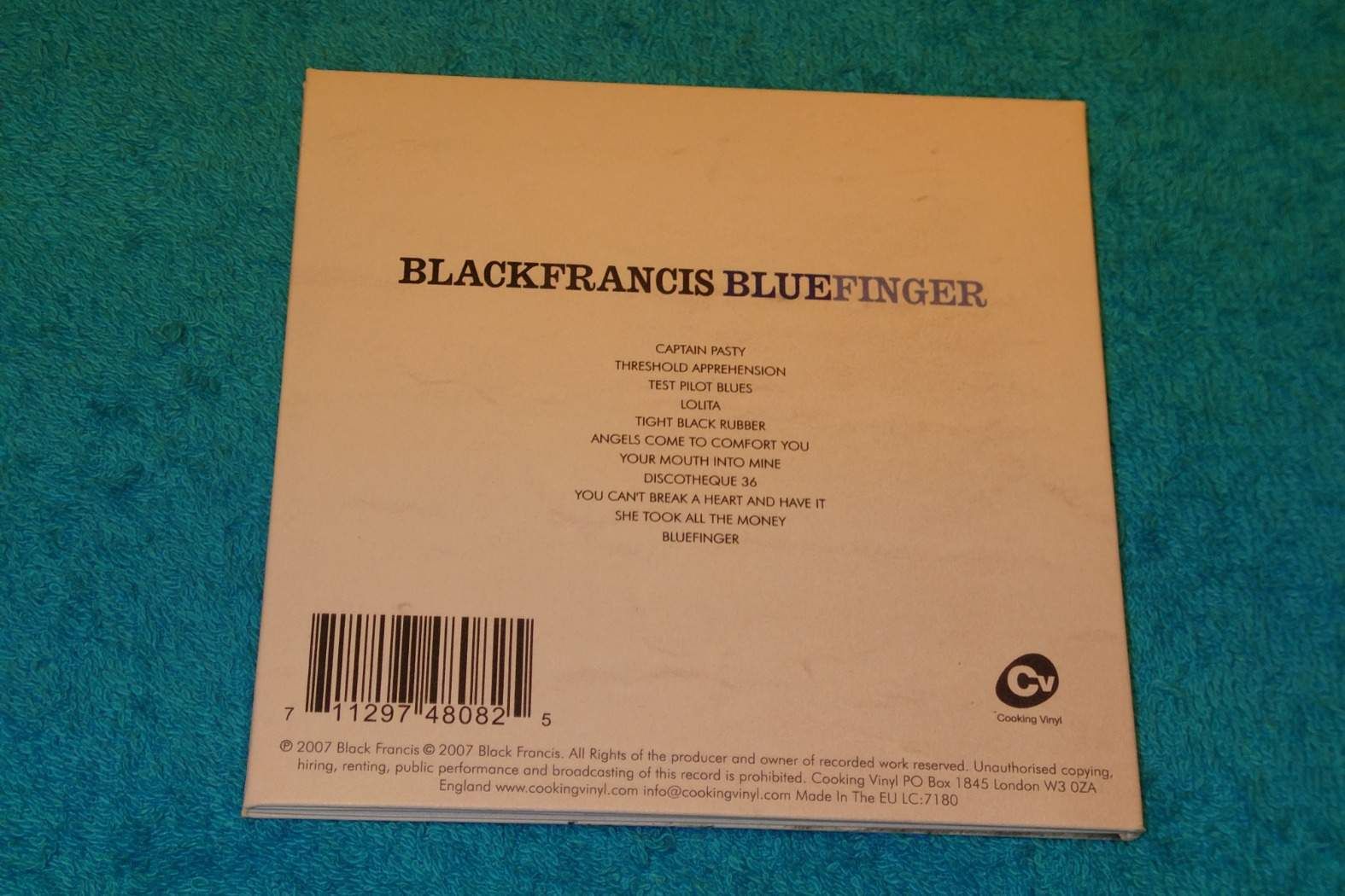 Blackfrancis &ndash; Bluefinger CD