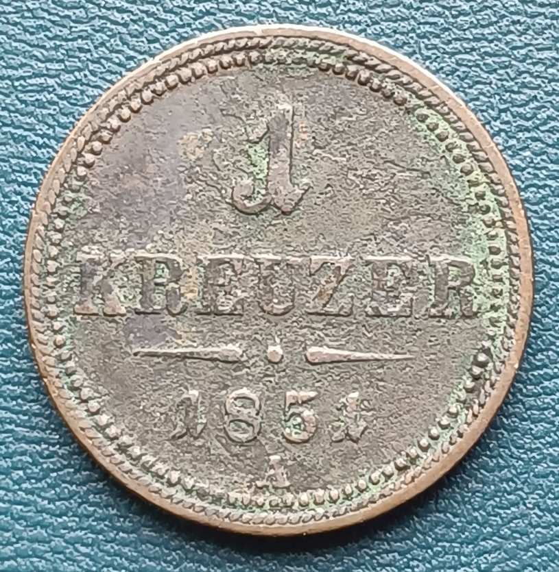 1 KRAJCÁR 1851 A