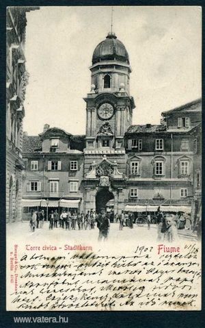 Fiume, Várostorony, 1902