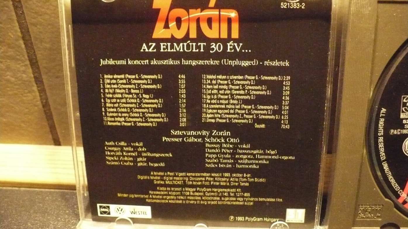 Zorán - Az elmúlt 30 év