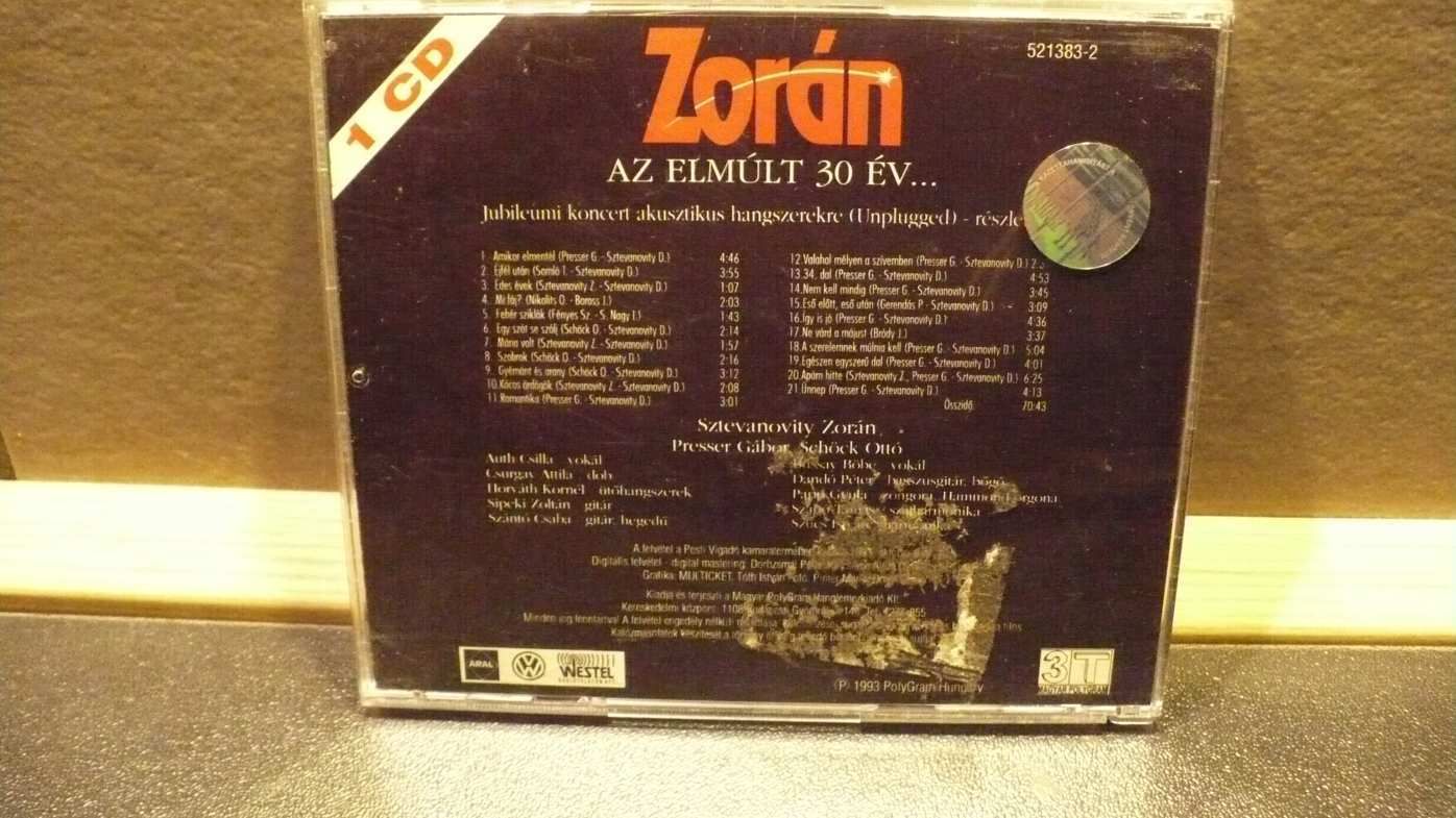 Zorán - Az elmúlt 30 év