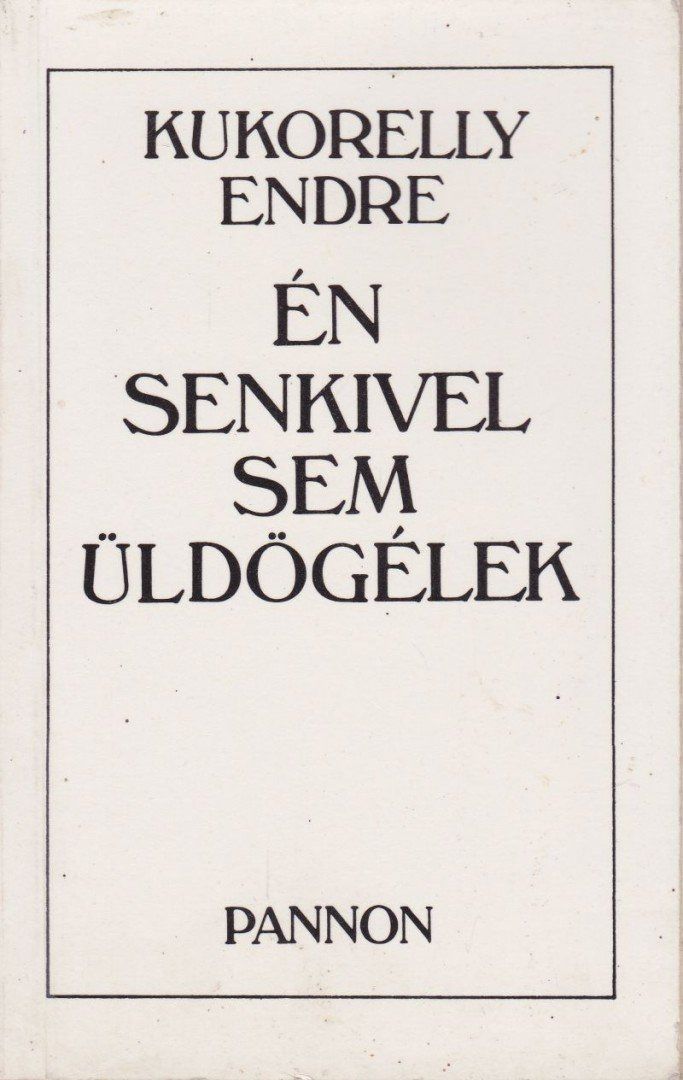 Én senkivel sem üldögélek