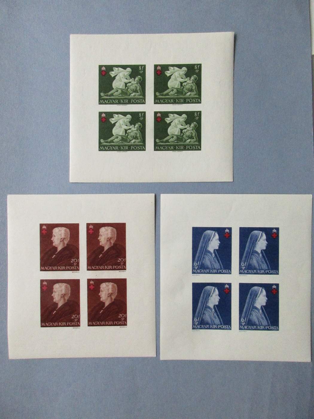 1942 Vöröskereszt (II.) kisívsor