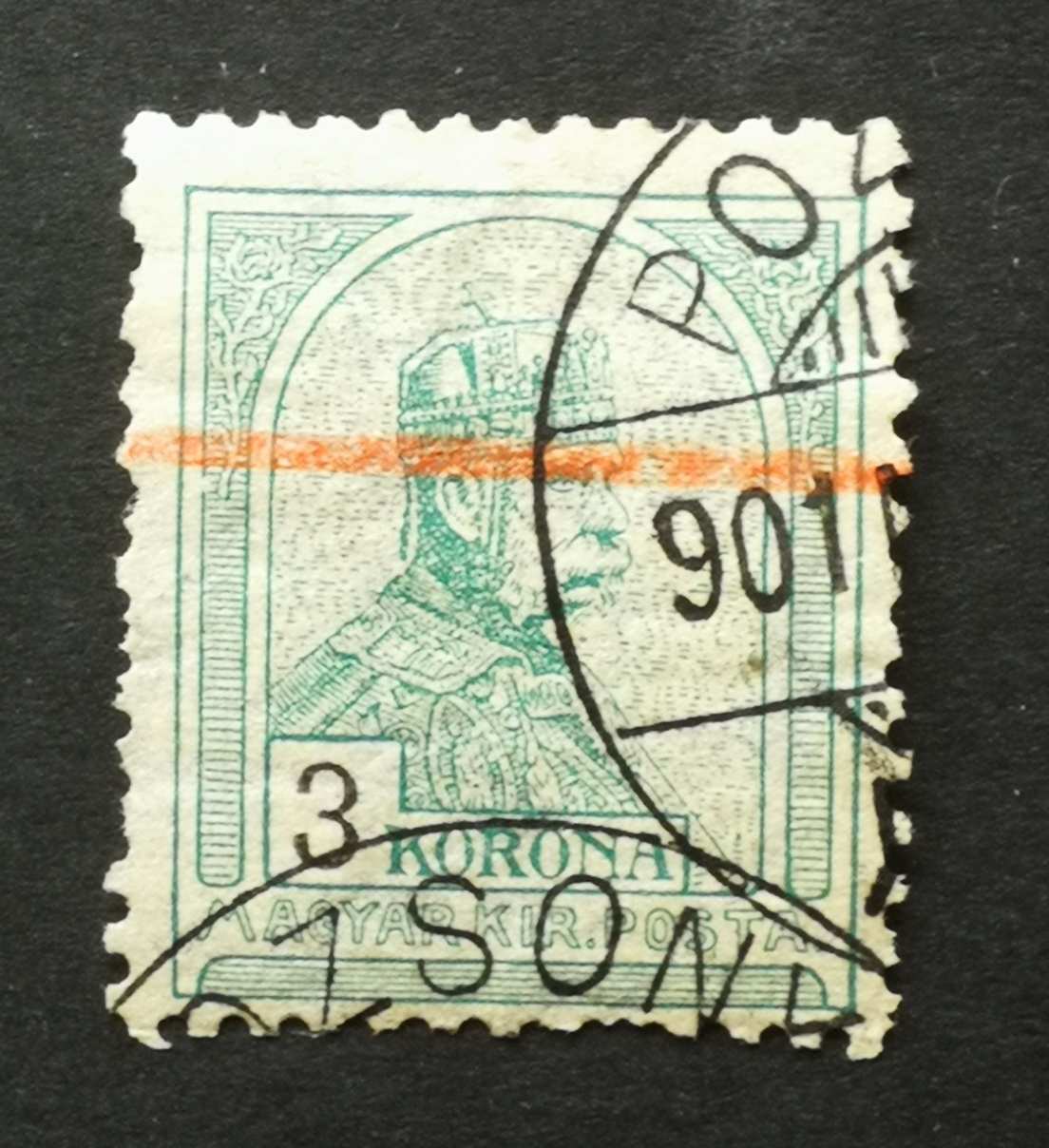 Magyarország 1900 Turul 3 K POZSONY H