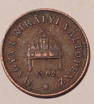 1 Fillér 1902 KB.