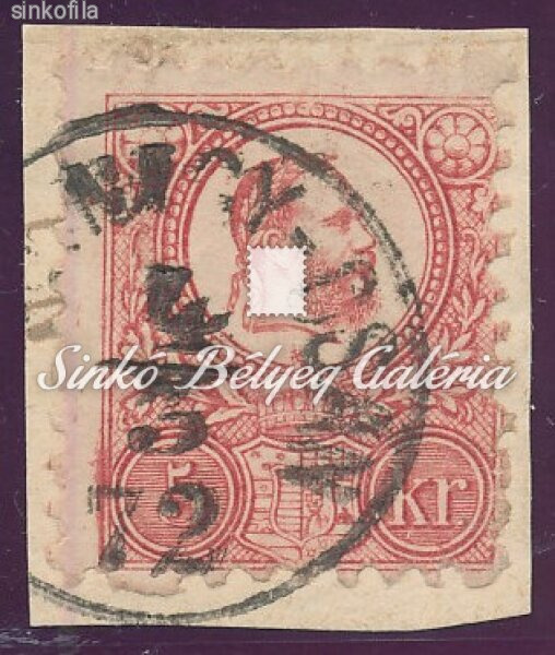 1871. Réznyomat 5kr, MEZŐ-NAGY-CSÁN