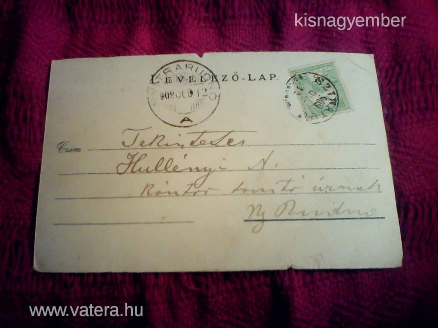 Szihalom 1909.    klap